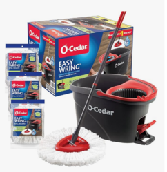 O-Cedar Easywring Microfiber Spin Mop & Bucket Floor Cleaning System with 3 Extra Refills from SKANDA INTERNATIONAL FZ LLE