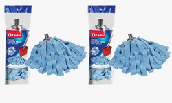 O-Cedar Microfiber Cloth Mop Refill, Blue (Pack of 2) from SKANDA INTERNATIONAL FZ LLE