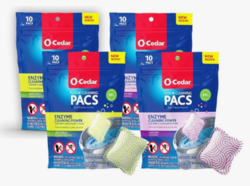 Floor Cleaning 40ct Pacs with Citrus Scent 10ct (2-Packs) and Lavender Scent 10ct (2-Packs) from SKANDA INTERNATIONAL FZ LLE