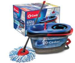 O-Cedar RinseClean Spin Mop & Bucket System | Clean with Clean Water | Removes 99% of Bacteria from SKANDA INTERNATIONAL FZ LLE