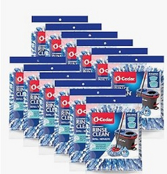 O-Cedar RinseClean Spin Mop Microfiber Refill, 1 CT (Pack of 12) from SKANDA INTERNATIONAL FZ LLE