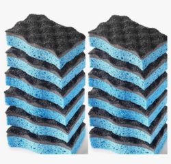 Scrunge Heavy-Duty Scrub Sponge | Odor-Resistant, Multi-Surface Scrubbing Sponge | Lasts 20% Longer Than Regular Sponges, 6 Count (Pack of 2) from SKANDA INTERNATIONAL FZ LLE