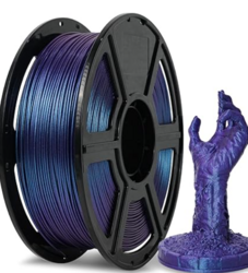 FLASHFORGE PLA Filament 1.75mm +/- 0.02mm Upgraded Nebula Purple, Color Changeable 3D Printer Filament 1kg, Chameleon 3D Printing Filament Changing Colors with Light, Perfectly Conceals Layer Lines from SKANDA INTERNATIONAL FZ LLE