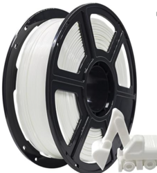FLASHFORGE PLA Filament 1.75mm, 3D Printer Filament 1kg (2.2lbs) Spool, Dimensional Accuracy +/- 0.02mm, 3D Printing Filament Easy to Use and Fits for Most FDM 3D Printers (White)