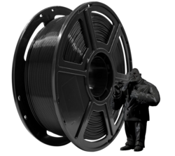 FLASHFORGE PLA Filament 1.75mm, 3D Printer Filament 1kg (2.2lbs) Spool, Dimensional Accuracy +/- 0.02mm, 3D Printing Filament Easy to Use and Fits for Most FDM 3D Printers (Black)