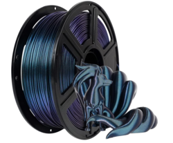 FLASHFORGE PETG Pro Filament 1.75mm +/- 0.02mm Burnt Titanium, Color Changeable 3D Printer Filament 1kg, Chameleon 3D Printing Filament Changing Colors with Light, Perfectly Hide The Layer Line from SKANDA INTERNATIONAL FZ LLE
