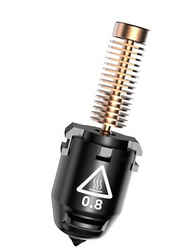 FLASHFORGE Adventurer 5M Pro Nozzle, 0.8mm Hardened, 280? High Flow 32mm³/s for Stable High-Speed Printing, Compatible with Adventurer 5M Hotend, Perfect for High-Strength Filaments from SKANDA INTERNATIONAL FZ LLE
