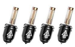 FLASHFORGE Adventurer 5M Nozzle, All Sizes 4-Pack Nozzle Bundle, 280? High Flow 32mm³/s Nozzle for Stable High-Speed Printing, Adventurer 5M Pro Hotend, 3S Quick-Detachable Nozzle from SKANDA INTERNATIONAL FZ LLE