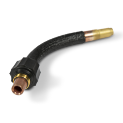 MILLER Gasless 7"-60 degree "Q" neck assembly for use with Bernard® IronPro™ Self-Shielded (FCAW) MIG Welding Guns.
