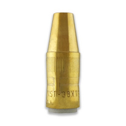 MILLER Centerfire™ Tapered, Thread-On Nozzle, Small, 3/8" Bore, 1/8" Extension, Brass