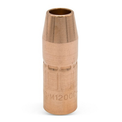 MILLER Standard Duty, Thread-On Nozzle, 1/2" Orifice, Flush Tip, Copper