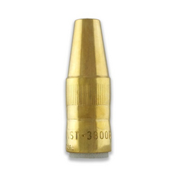 MILLER Bernard® Centerfire Nozzle, Small, Taper 3/8" Bore, Flush, Brass