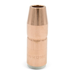 MILLER Standard Duty, Thread-On Nozzle, 1/2" Orifice, 1/8" Tip Recess, Copper