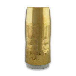 MILLER Bernard® Centerfire™ Nozzle, Large, 3/4" Bore, 1/8" Recess, Brass