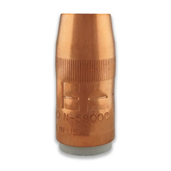 MILLER Bernard® Centerfire™ Nozzle, Large, 5/8" Bore, Flush, Copper