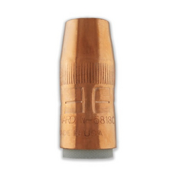 MILLER Bernard® Centerfire Nozzle, Large, 5/8" Bore, 1/8" Recess, Copper