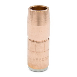 MILLER Standard Duty, Thread-On Nozzle, 5/8" Orifice, Flush Tip, Copper