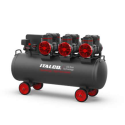 ITALCO OIL FREE AIR COMPRESSOR 1450Wx3, Copper wire 220V – 2-1450X3F100