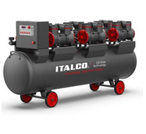  2-1450X6F280 ITALCO OIL FREE AIR COMPRESSOR, Copper wire, 380V