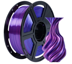 FLASHFORGE Silk Dual Color Filament, Blue and Rose 2 in 1 Coextrusion Silk PLA Filament 1.75mm, 3D Printer Filament from SKANDA INTERNATIONAL FZ LLE