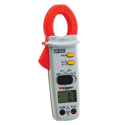 Megger 1000-304 DCM320 Compact Clamp Meter, 400A, 27mm Jaw, 600V, 20 M?, CAT III 600V