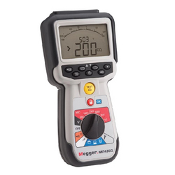 Megger 1004-740 MIT430/2 Insulation & Continuity Tester 50/100/250/500/1000V + 600 V CAT IV + PI & DAR, variable voltage, storage/recall, Bluetooth Download
