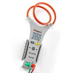 Megger 1013-833 FCC3450 True RMS Flexible Probe Clamp Meter, 3000A, 11mm Diameter, 1000V, CAT IV 600V