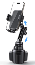 Lamicall Cup Phone Holders for Your Car, [Thick Cases Friendly] Universal Adjustable Car Cell Phone Mount for Truck Golf Cart iPhone 17 16 Galaxy S25 Ultra and All 4"-7" Smartphones from SKANDA INTERNATIONAL FZ LLE