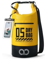 Lamicall Dry Bag Waterproof Backpack - [Zippered Pocket]-5L from SKANDA INTERNATIONAL FZ LLE