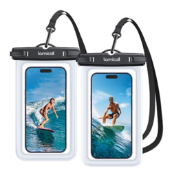 Lamicall Waterproof Phone Pouch Case - [2 Pack] [Easy Lock & Heavy Duty] from SKANDA INTERNATIONAL FZ LLE