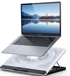 Laptop Cooler, Lamicall Laptop Cooling Pad : Portable Height Adjustable Laptop Cooling Fan Stand Holder Riser from SKANDA INTERNATIONAL FZ LLE