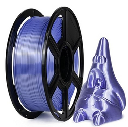 FLASHFORGE Silk PLA Filament 1.75mm Violet, 3D Printer Filament 1kg (2.2lbs) Spool, Smooth and Silky Texture 3D from SKANDA INTERNATIONAL FZ LLE