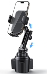 Lamicall Cup Phone Holders for Your Car, [Thick Cases Friendly] Universal Adjustable Car Cell Phone Mount for Truck Golf Cart iPhone 17 16 Galaxy S25 Ultra and All 4"-7" Smartphones from SKANDA INTERNATIONAL FZ LLE