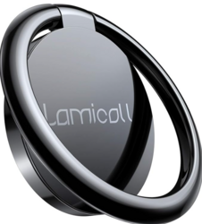 Lamicall Cell Phone Ring Holder Stand - Phone Finger Gip Kickstand, 360° Rotation Polished Metal Grip for Magnetic Car Mount, Fit for iPhone 17/16/15/14 Pro Max Air, Android Smartphone Accessories from SKANDA INTERNATIONAL FZ LLE