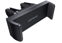 Lamicall Car Vent Phone Mount - Air Vent Clip Holder, Universal Stand Hands Free Cradle Compatible with Cell Phone 16 15 14 13 12 Mini 11 Pro Xs Max Xr X 8 7 6 6s Plus SE Smartphones Black from SKANDA INTERNATIONAL FZ LLE