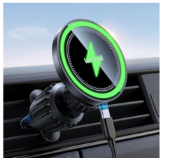 Lamicall for MagSafe Car Mount Charger - [2025 Ultra Magnet] 15W Wireless Car Phone Holder Charger - HandsFree Magnetic Phone Holders for Your Car Vent for iPhone 17 16 15 14 13 Pro Max Mag Safe Case from SKANDA INTERNATIONAL FZ LLE
