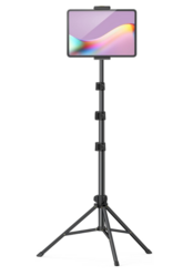 Lamicall Tablet Stand, Tripod Holder - 68" Height Adjustable Floor Tablet Mount for Live Stream/Watching, Compatible with iPad Pro 12.9/11, Mini, Air, iPhone and 4.7-13" Tablets and Phones, Black from SKANDA INTERNATIONAL FZ LLE