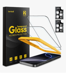 Lamicall 2+2 for iPhone 16 Screen Protector with Camera Lens Protector, from SKANDA INTERNATIONAL FZ LLE