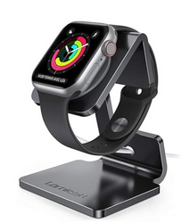 Lamicall Watch Stand for Apple Watch Magnetic Fast Charger - Desk Charging Stand Holder Dock for Apple iWatch Series SE3 SE2 Ultra 3, Series 11 10 9 8 7 6 5(49mm 46mm 45mm 44mm 42mm 41mm 40mm 38mm)