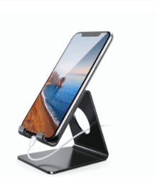 Lamicall Cell Phone Stand, Phone Dock: Cradle, Holder, Stand for Office Desk - Black from SKANDA INTERNATIONAL FZ LLE