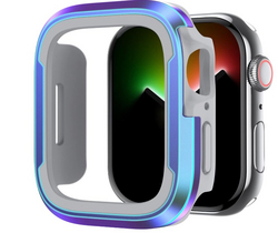 Lamicall Aluminum Rugged Case Armor Designed for Apple Watch Case Series 8/SE2/7/6/SE/5/4 45mm/44mm Bumper Metal Watch Case, Protective Armor Cover [No Screen Protector] Colour from SKANDA INTERNATIONAL FZ LLE