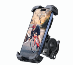 Lamicall Bike Phone Mount Holder - Motorcycle Phone Mount, Adjustable Cell Phone Holder, Bicycle Scooter Handlebar Cradle Clip for iPhone Air 17 Pro Max/ 16 Plus, 15 Plus, iPhone 14 and 4.7-6.8" Phone from SKANDA INTERNATIONAL FZ LLE