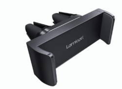 Lamicall Car Vent Phone Mount - Air Vent Clip Holder, Universal Stand Hands Free Cradle Compatible with Cell Phone 16 15 14 13 12 Mini 11 Pro Xs Max Xr X 8 7 6 6s Plus SE Smartphones Black from SKANDA INTERNATIONAL FZ LLE