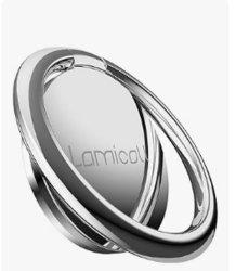 Finger Ring Stand, Lamicall Cell Phone Holder : Universal Phone Ring Cradle Kickstand Compatible with Phone Xs Max XR X 8 7 6 6s Plus 5s, Galaxy S8 S7 S6, All Android Smartphone - Sliver - 01 from SKANDA INTERNATIONAL FZ LLE