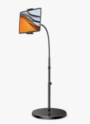 Lamicall Tablet Floor Stand Holder - Gooseneck Tablet Mount for Bed, 63" Adjustable Height & 10.6lb Stable Base, for 4.7-13" Tablets, iPad Pro 13/9.7, Air, Mini, Galaxy Tab, Kindle, Phones from SKANDA INTERNATIONAL FZ LLE