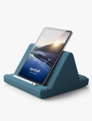 Lamicall Tablet Pillow Stand, Pillow Soft Pad for Lap - Tablet Holder Dock for Bed with 6 Viewing Angles, for iPad Pro 9.7, 10.5, 11, 12.9 Air Mini 4 3, Kindle, Galaxy Tab, E-Reader, Blackish Green from SKANDA INTERNATIONAL FZ LLE