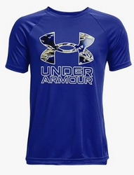 Under Armour Boys' Tech Hybrid Printed Fill Short-Sleeve T-Shirt