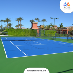 Acrylic Sports Court Surfacing – 3/6/8 Layers for Tennis, Basketball & Multipurpose Courts