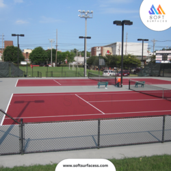 Acrylic Sports Court Surfacing – 3/6/8 Layers for Tennis, Basketball & Multipurpose Courts