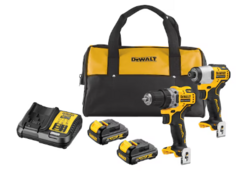 12v Xr Brushless Sub-compact Drill Driver & Impact Driver Kit In Bag